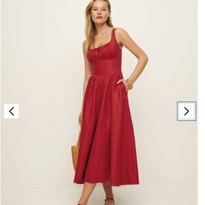 Reformation Petites Balia Linen Dress